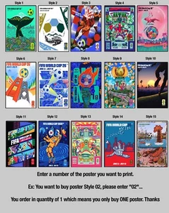 FIFA World Cup 2026 Custom City Poster,June 11th-July 19th 2025 Home Decor Poste - Picture 1 of 6