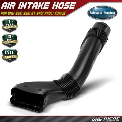 Manguera de admisión de aire del motor con abrazaderas para BMW 535i 11-16 535i GT 640i 740Li xDrive Foto 1 de 4