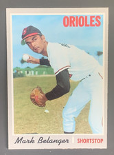 1970 Topps #615 Mark Belanger NM or Better Baltimore Orioles Semi-High Number