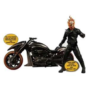 Mezco One 12 - Ghost Rider & Hell Cycle - Marvel figurine 1/12 - Imagen 1 de 12