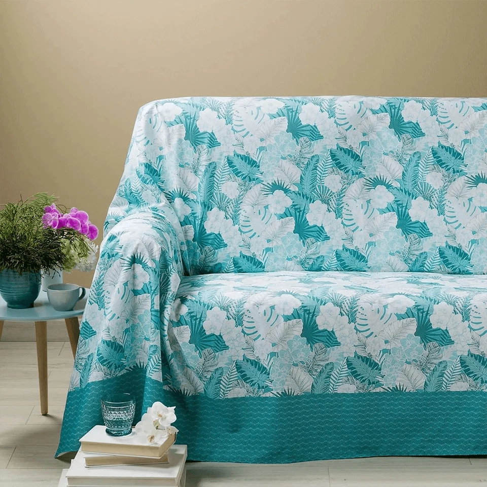 Caleffi Telo Arredo Matrimoniale in Puro Cotone Orchidea S18 - Immagine 1 di 1