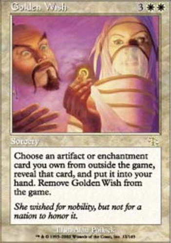 Golden Wish ~ Moderately Played Judgment MTG Magic UltimateMTG White Card - Image 1 of 1