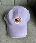 NEW Miller Lite Beer Logo  Embroidered Baseball Purple Hat Cap Adjustable
