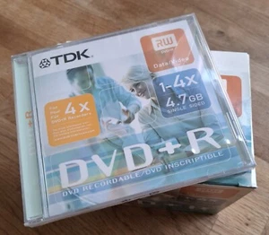 TDK - 10 x DVD+R Rohlinge - 4,7 GB - Jewel Case - neu - Bild 1 von 1
