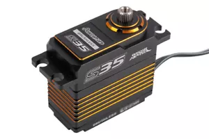 Power HD Brushless Premium Digital Servo S35 Black Golden 7.4V 30kg 0.075sec - Bild 1 von 8
