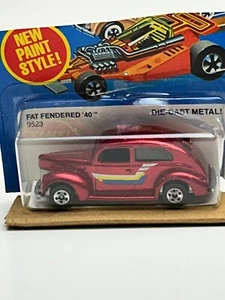Hot Wheels Black Walls Fat Fendered 40 Ford 2 Door Sedan - Picture 1 of 9