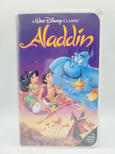 Aladdin - Walt Disney Classic Black Diamond Edition VHS 1662-1 Pre-owned - Picture 1 of 4