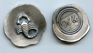 Hayleybug Mint SILVER SCORPIO Only 200 Made 1/2oz. .999 Fine Silver - Bild 1 von 3