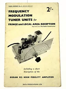 More details for frequency modulation tuner units radio constructor reprint 2 / third osram 912