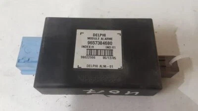 PEUGEOT 207 CC WD Alarmblock 9657384680 98022906 1.60 Petrol 88kw 2009 27102500 - Immagine 1 di 4