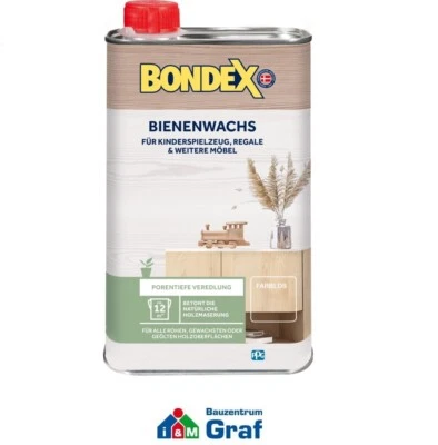 BONDEX Bienenwachs farblos 0,5 L,  Möbelwachs zur Pflege und Veredelung /#873299 - Bild 1 von 2