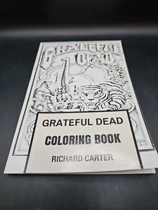 Grateful Dead Coloring Book By Richard Carter-Rare - Imagen 1 de 9