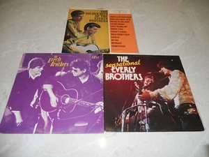 Bulk Various 3 X The Everly Brothers LP Albums Pop Rock EX    - Picture 1 of 7