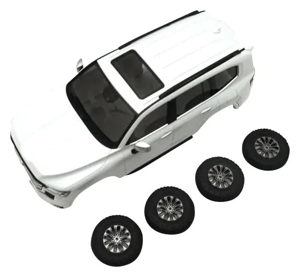 Kyosho MX-01 Toyota Land Cruiser 300 Precious White Pearl MXBT12PW Body Shell - Image 1 of 1