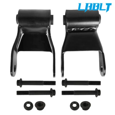 LABLT Rear Leaf Spring Shackle w/ 3" Spring Pair For 1994-2002 Dodge Ram 3500 Foto 1 de 4