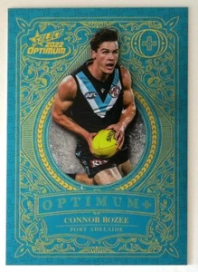 Select AFL Optimum Plus Parallel OP117 2022 Connor Rozee Port Adelaide 088/450 - Imagen 1 de 3