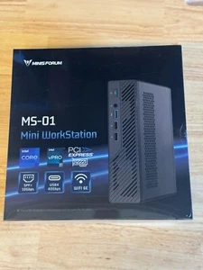 MINISFORUM MS-01 S1290 Mini Gaming PC, 32GB RAM+1TB SSD, Intel Core i9-12900H - Picture 1 of 7