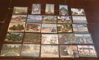 Lot of 25 Postcards (Lot 1175) Florida Linen, Blank 1930's to 1950's
