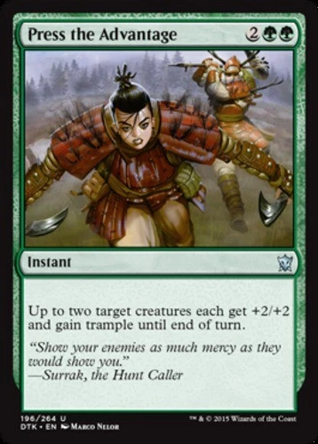 Dragons of Tarkir - Press the Advantage - Foil - Image 1 of 1