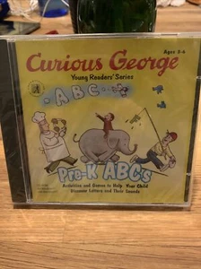 Curious George Pre-K ABC's (CD-Rom 2000) NEW - Picture 1 of 5