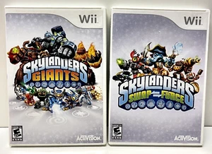 Wii Skylanders 2 Video Game Bundle - SWAP FORCE & GIANTS - Picture 1 of 4