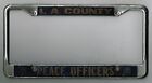 Los Angeles California Peace Officers Sheriff Police Vintage License Plate Frame