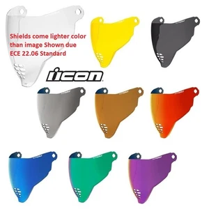 Icon Airflite FliteShield Helmet Replacement Face Shield - Pick Color - Foto 1 di 10