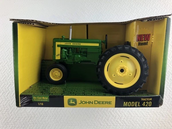 ERTL 15481 Collectibles John Deere Model 420 Tractor Die Cast Metal 1/16 - Image 1 of 1