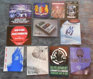 10 volantes de fiesta y rave originales surtidos de Detroit, Medio Oeste y Canadá #S3 - Imagen 1 de 1