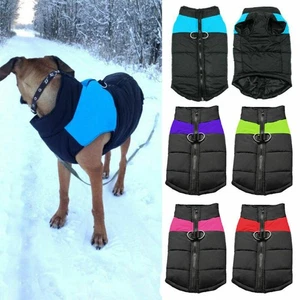 US Waterproof Pet Dog Vest Warm Jacket Clothes Winter Padded Coat  Sweater S-7XL - Bild 1 von 16