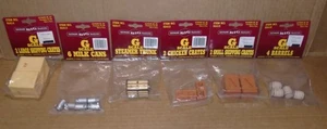 : Bachmann Spur G _ "6 werkseitig versiegelte Pks Kisten, Truhen, Milk Cans, Barrels - Bild 1 von 4