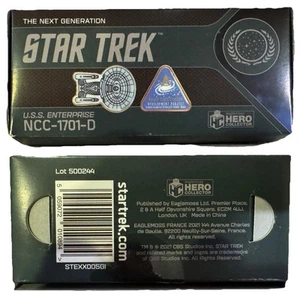 Eaglemoss Star Trek USS Enterprise-D Galaxy Class Starship Pin Set - RARE! - Picture 1 of 4