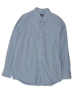 IZOD Mens Shirt 2XL Blue Cotton FU02 - Picture 1 of 3