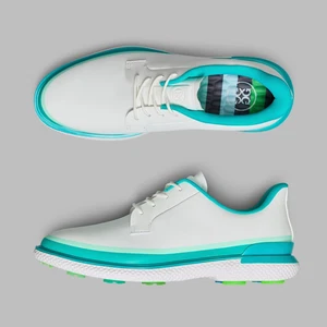 ZAPATO DE GOLF G/FORE MUJER GALLIVAN2R ESMOQUIN RAYAS KILTIE #GLF0083 NUEVO - Imagen 1 de 5