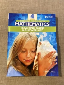 #2 Exploring Creation with Mathematics Teacher Guide & Answer Key 4 Apologia - Picture 1 of 6