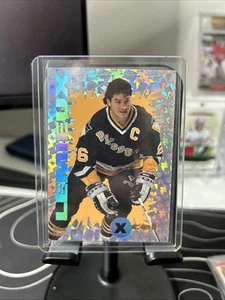 1995-96 Skybox Emotion Xcel Mario Lemieux Pittsburgh Penguins #8 - Picture 1 of 2