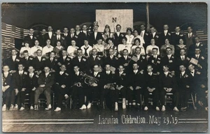 LAKONISCHE FEIER NH ANTIKE ECHTFOTO POSTKARTE RPPC - Bild 1 von 2