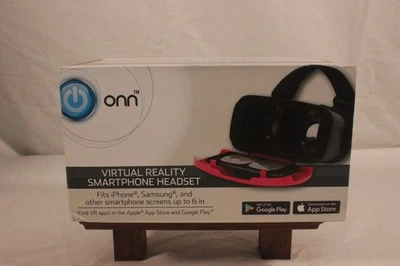Onn Virtual Reality Smartphone Headset For iPhone Samsung & Other Smartphones Up - Image 1 of 3
