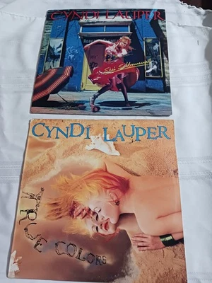 Lot of 2! CYNDI LAUPER She’s So Unusual + True Colors VINYL Excellent! Foto 1 de 4