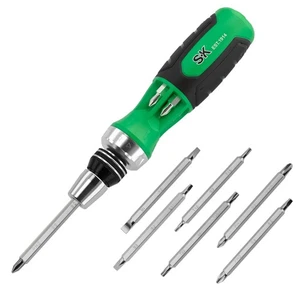 12-in-1 Ratcheting Screwdriver, 216-P, Multi-bit Driver with Quick-Load Mecha... - Picture 1 of 8