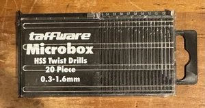 Set punte da trapano di precisione 20x 0,3mm-1,6mmS mini micro torsione strumento artigianale + custodia - Foto 1 di 1