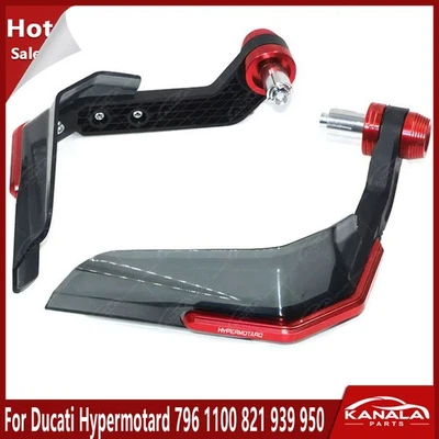For Ducati Hypermotard 796 821 939 950 Motorcycle Hand Guard Handguard Shield  Foto 1 de 4