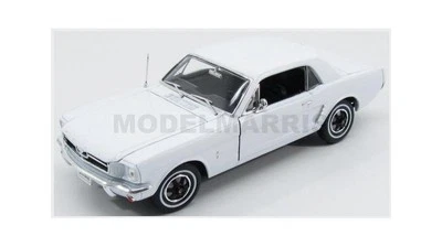 WELLY WE12519WH FORD USA - MUSTANG 1/2 HARD-TOP 1964 - WHITE - 1/18 - Immagine 1 di 3