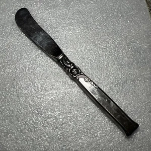 Silver Rose by Oneida Sterling Silver Butter Knife Individual 6 1/4 - Picture 1 of 3