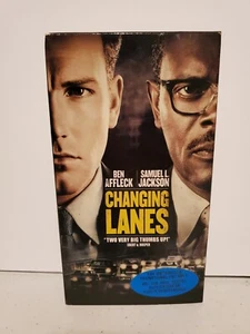 Rare Promotional Changing Lanes Vhs Tape Ben Afflect Samuel L Jackson - Picture 1 of 3