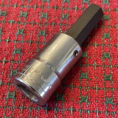 Vintage Armstrong 1/2” Hex Allen Socket 1/2" Drive USA 🇺🇸.  NOS.   Armaloy - Image 1 of 4