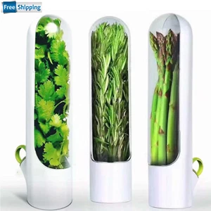 1pc Herb Saver for Refrigerator Pod Containers for Fresh Vegetables Keeper Home - Picture 1 of 5