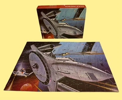 Vintage Springbok Star Patrol Puzzle 100 Pc 1981 COMPLETE Hallmark 80s Sci Fi - Image 1 of 4