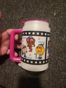 Vintage Whirley Brand 1990 Girl Scouts Award Winning Cast Cookie Travel Mug Cup - Picture 1 of 8