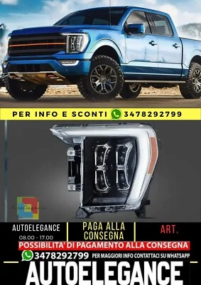 Fari a proiettore LED adatti per Ford F150 2021 2023 14a generazione F-150 Rapto - Imagen 1 de 4